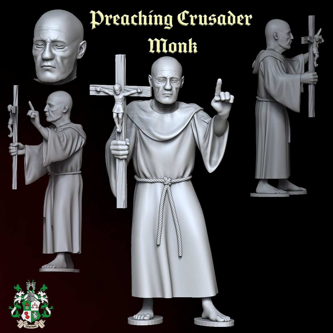 Preaching Crusader Monk